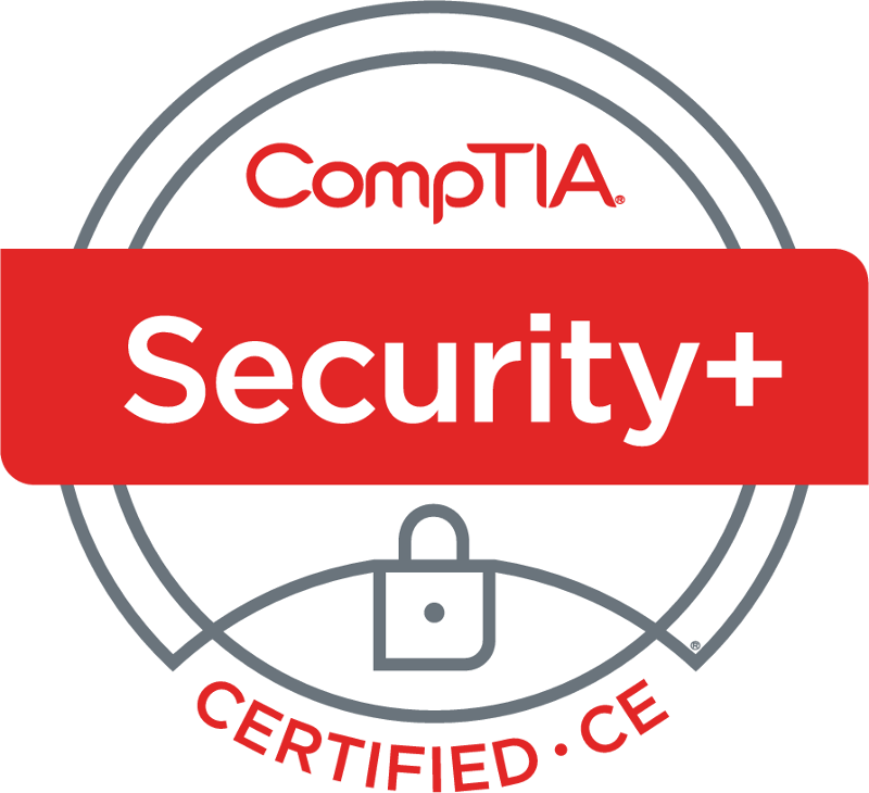 Comptia Security+ Certificate Logo